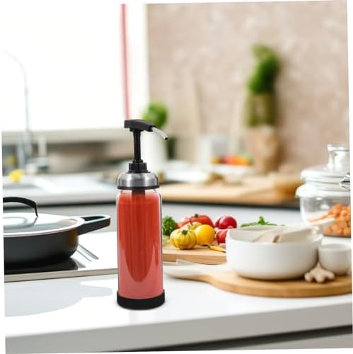 VOSAREA 300ml Kitchen Condiment Pump Dispenser