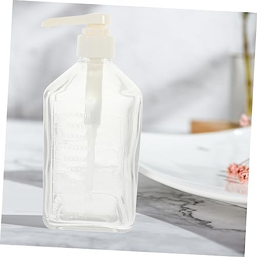 Hoement Condiment Squeeze Pump Storage Bottle