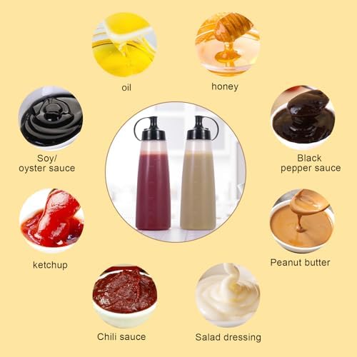 Squeeze-Perfect Katfor odorless Eco-friendly condiment bottle in 2pack