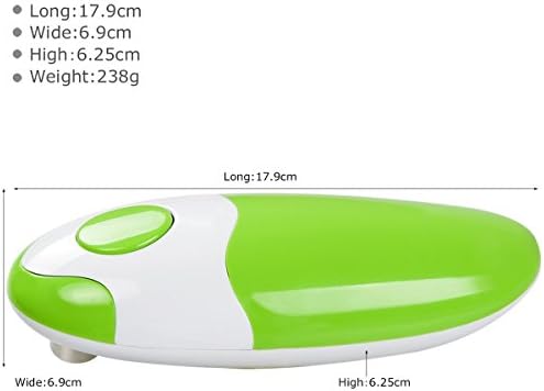 Safe Ergonomic Electric Can Opener with Soft Edge