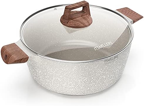 Nonstick 6Qt Casserole Pot Elegant Non-stick Design