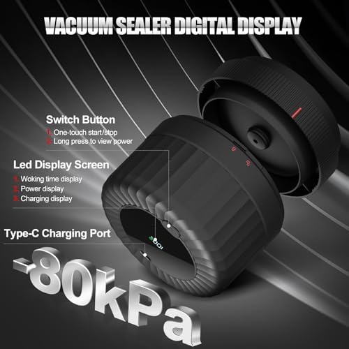 Electric One-Touch Sealing Jar Vacuum Sealer Kit for Mason Jars