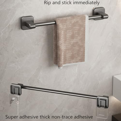 Modular Wall-Mounted Towel Rack Easy to Install No Drilling Required
