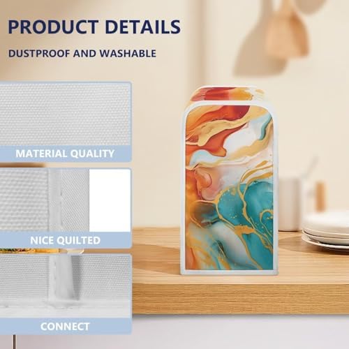 Flashideas Orange Marble Can Opener Dust Cover Durable Kitchen Essential