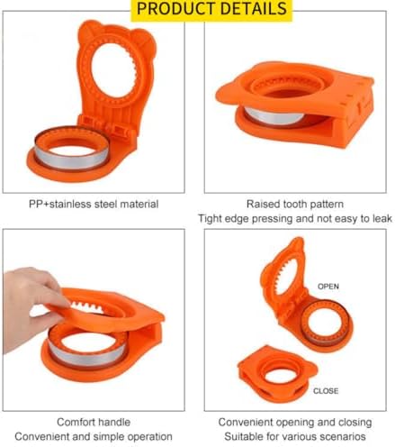Uncrustable Sandwich Maker 37-inch Circle Shape