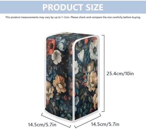 Oamsistay Floral Print Electric Can Opener Cover