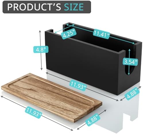 Rustic Wall-Mounted Paper Towel Holder for Home Commercial Use
