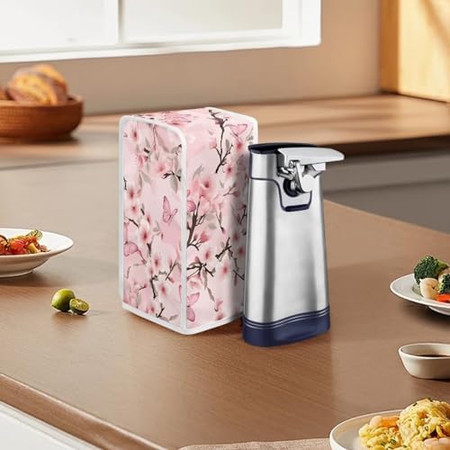 TODIYADDU Pink Flower Can Opener Cover - Electric Kitchen Tool Protection