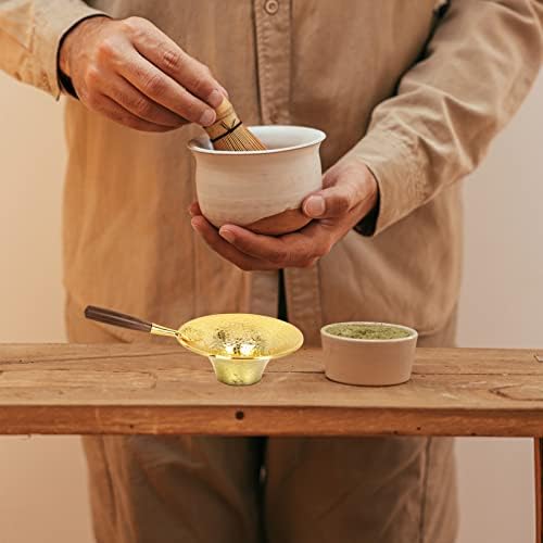 Golden Handle Tea Infuser with Chinese Craftsmanship