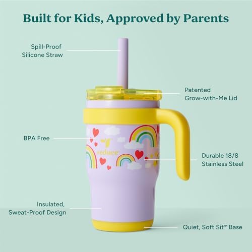Spill-Proof Rainbow Coldee Kids Tumbler