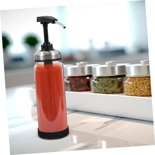 VOSAREA 300ml Kitchen Condiment Pump Dispenser