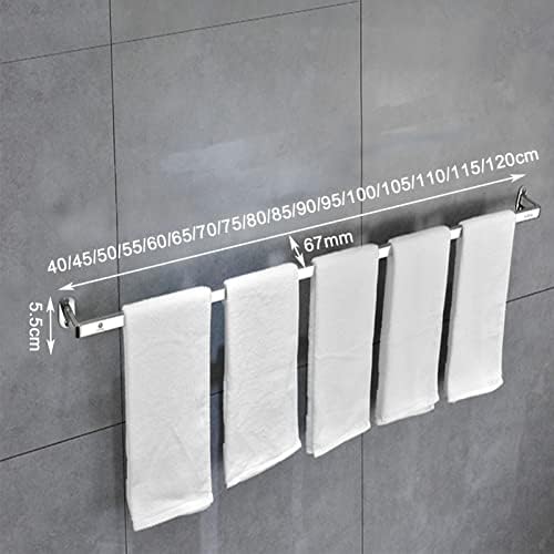 Versatile Towel Bar Rail Stainless Steel Towel Holder for Home_eco910