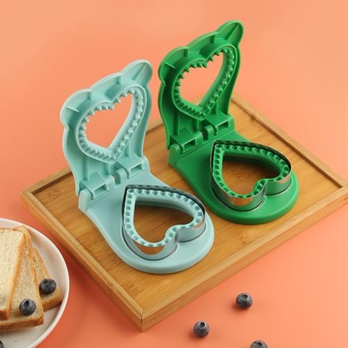 Heart-shaped Sandwich Cutter and Sealer with Crustless Design