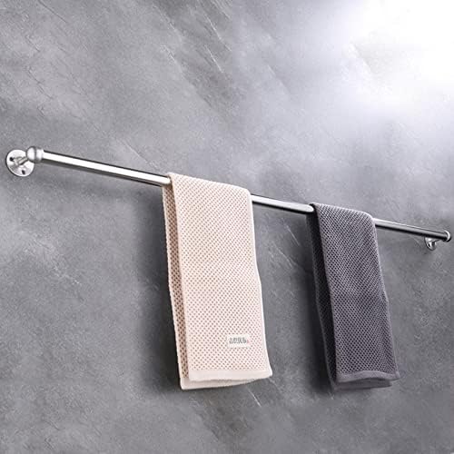 Stainless Steel Towel Bar Rail with Extra Space Saver in 80cm 90cm 100cm