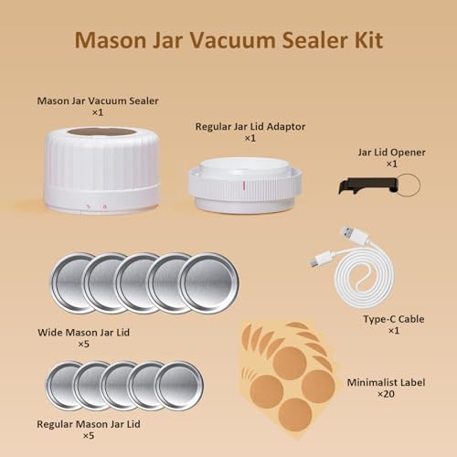 Mason Jar Sealer - Vacuum