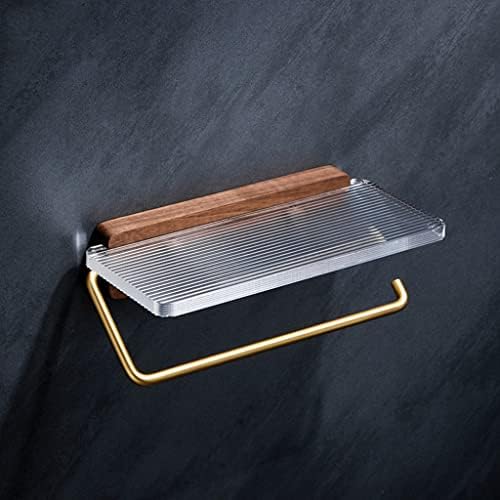 Stylish Walnut Towel Rack for the Bathroom