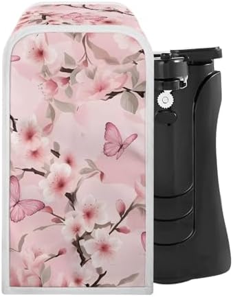 TODIYADDU Pink Flower Can Opener Cover - Electric Kitchen Tool Protection