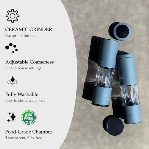 Sage Salt and Pepper Mill Set
