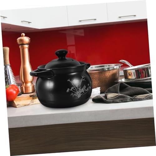 SHOWERORO Ceramic Casserole Stockpot