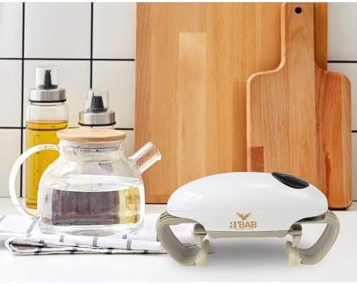 Electric Jar Opener for Seniors Hands-Free Can Opener