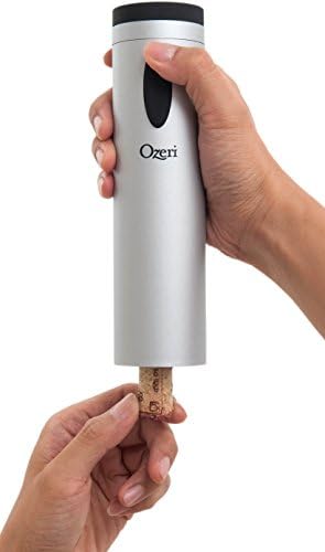 Ozeri Fascina Electric Wine Opener and Corkscrew Silver 1