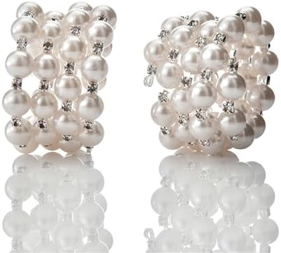 Elegant Pearl Napkin Rings - Add a Touch of radiance for any Occasion
