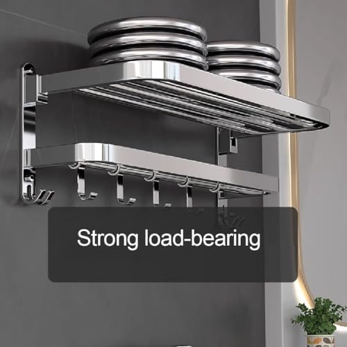 Stainless Steel Towel Holder Wall-Mounted 304 Towel Rack