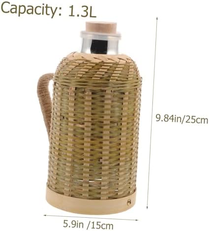 Mucklily Insulated Bamboo Kettle - Eco-Friendly Thermal