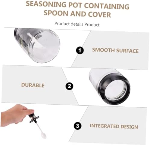 Elegant Glass Condiment Storage