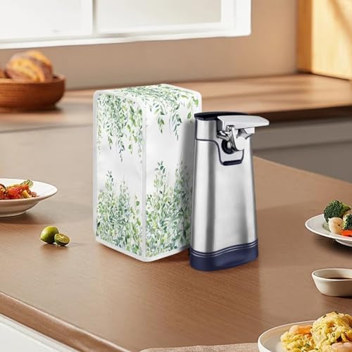 Maiyoinou Leaf Green Can Opener Cover Anti-Fingerprint Protection