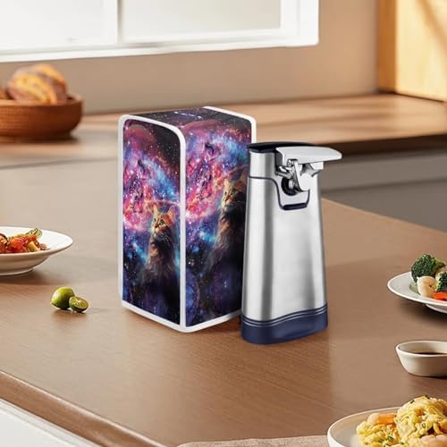 Galaxy Cats Print Electric Can Opener Dust Cover