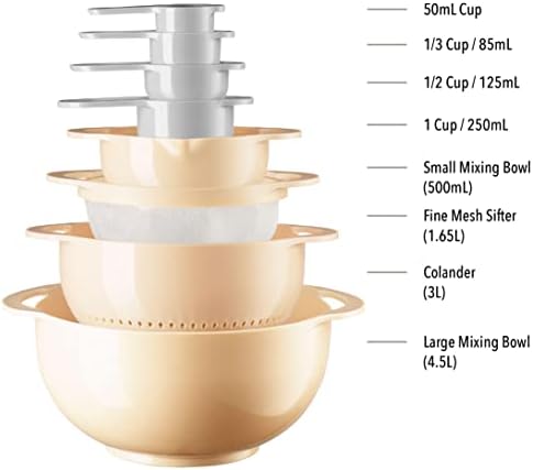 Table Concept Mixing Bowls Set with Measuring Cups