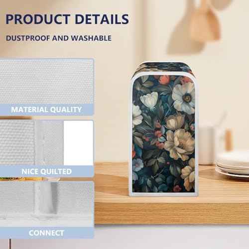 Oamsistay Floral Print Electric Can Opener Cover