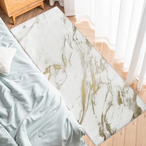 2-Piece Marble Kitchen Rugs Anti Fatigue Non-Slip Kitchen Mat Set