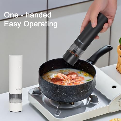 Electric Salt Pepper Grinder Set