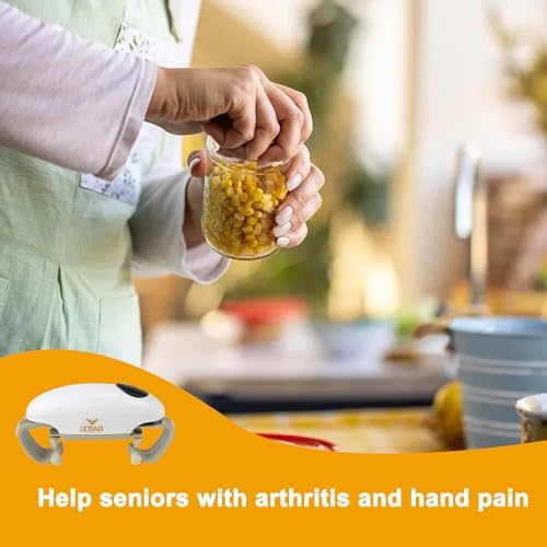 Electric Jar Opener for Seniors Hands-Free Can Opener