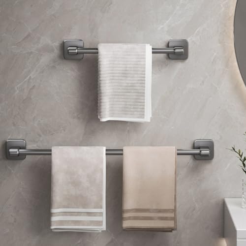 Modular Wall-Mounted Towel Rack Easy to Install No Drilling Required