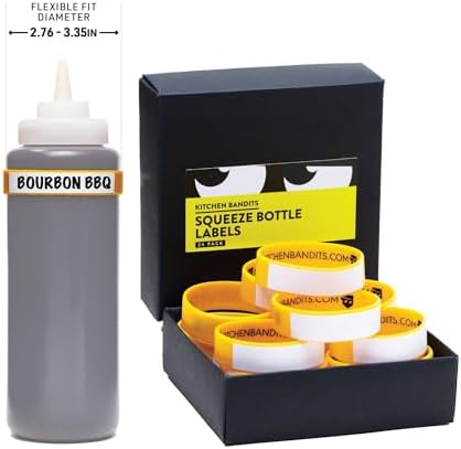 Waterfront Squeeze Bottle Labels by Kitchen Bandits