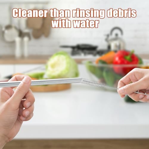 2PCS Extra Long Tube Cleaner Brush with Soft Nylon Bristles