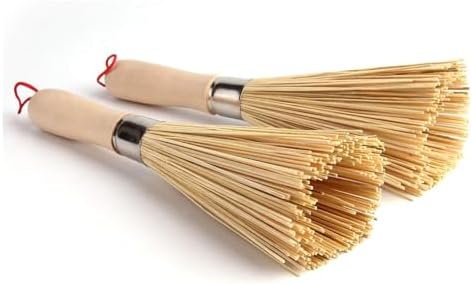 ZIYOUUGOU Bamboo Pot Brush Set 25cm x 4