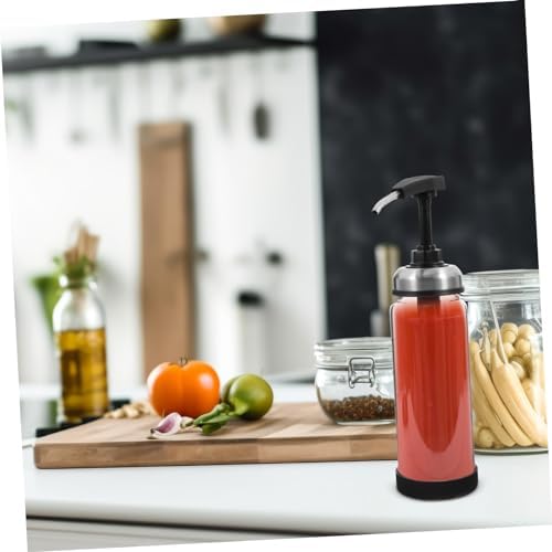 VOSAREA 300ml Kitchen Condiment Pump Dispenser