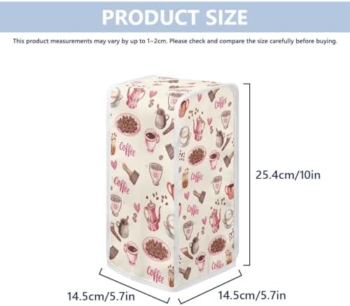 Goronwyfloyd Coffee Can Opener Cover with Pink Heart Design 1