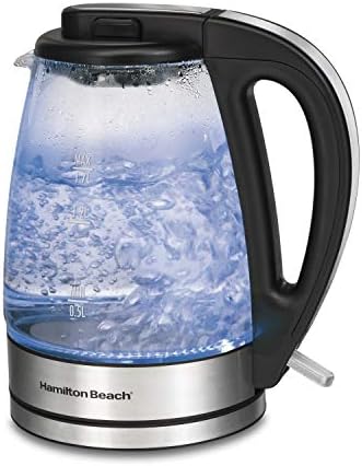 Hamilton Beach Electric Kettle Can Opener Smooth Edge Bundle - 17L Black