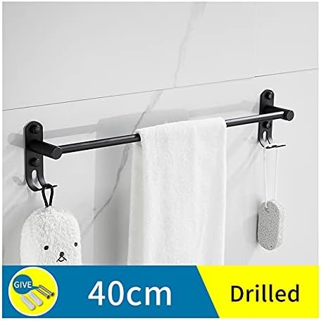 Stainless Steel Black Towel Rail