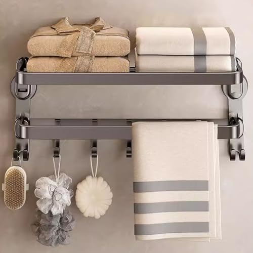 Wall-Mounted Towel Holder Suction Cup Towel Rack
