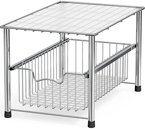 Simple Houseware - Stackable Metal Storage Rack