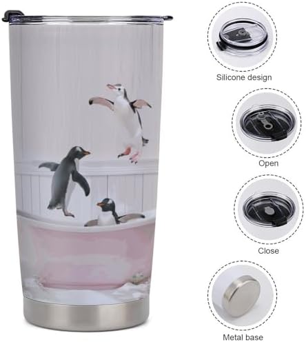 Stainless Steel Bathroom Penguin Tumbler