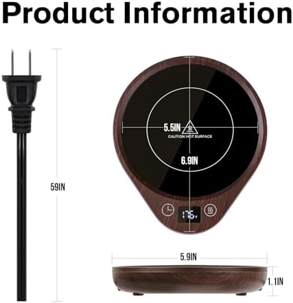 Quick 3-Temperature Coffee mug Warmer