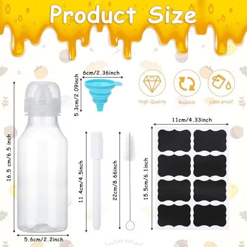 ZhouBoat Ketchup Squeeze Bottles Set