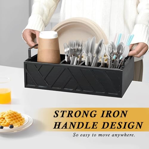 A2Z Ihdt Paper Plate Dispenser Black